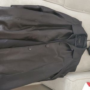 Leather Trench Coat